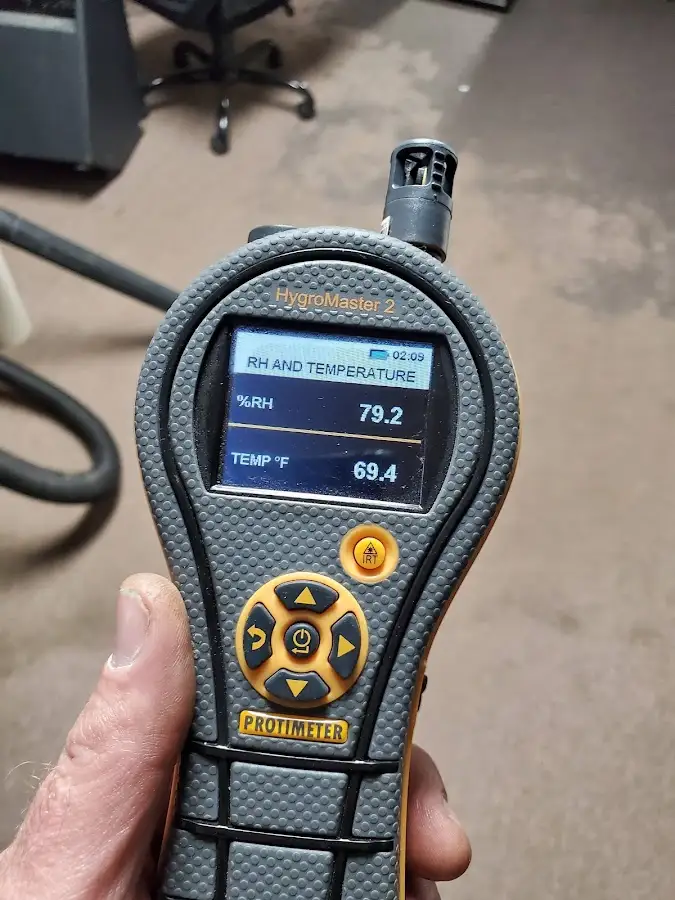 Moisture meter humidity assessment for Fire & Smoke Damage Restoration in Raceland